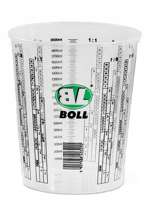 Kubek pojemnik do mieszania lakieru z podziałką 2240 ml Boll