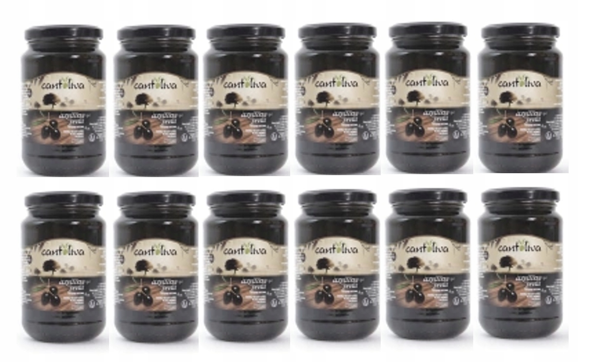 Portugalskie czarne oliwki 210g