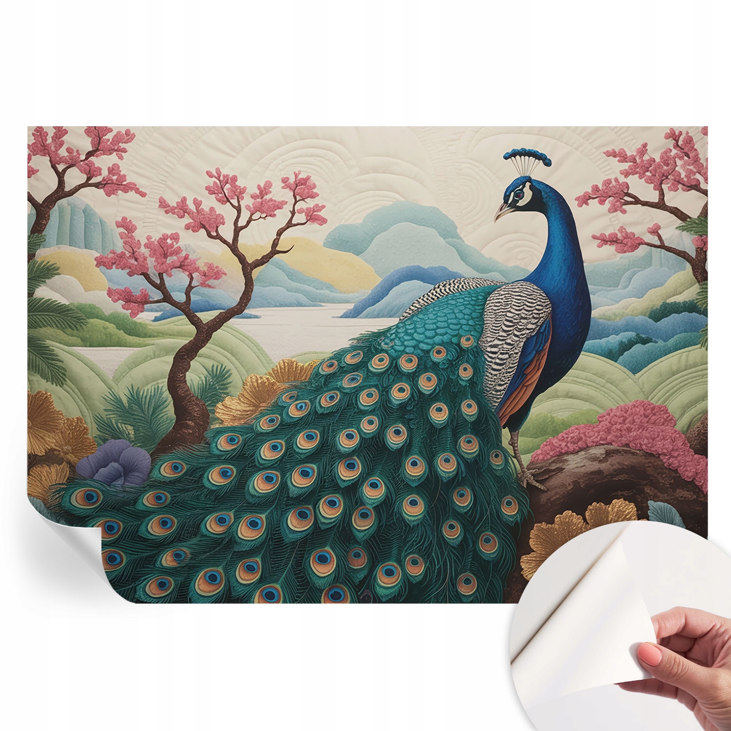 Fototapeta Samolepicí na zeď 3D Loft Exotická krása 208 x 146 cm