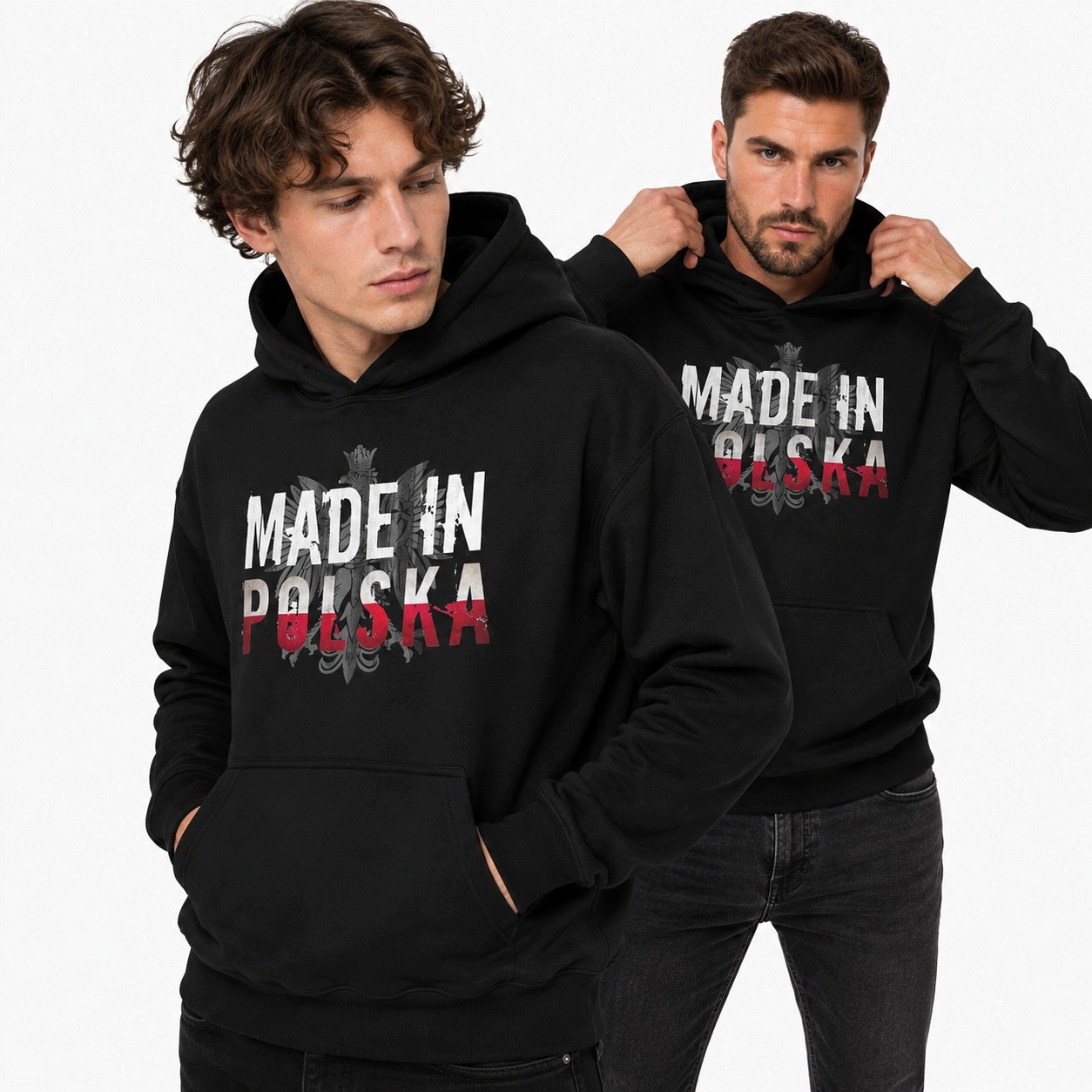 Mikina s kapucí Made In Polska vel. S