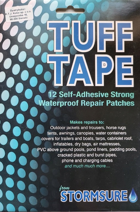 Wodoodporne łatki Stormsure Tuff Tape 12 sztuk EAN (GTIN) 5060219662234