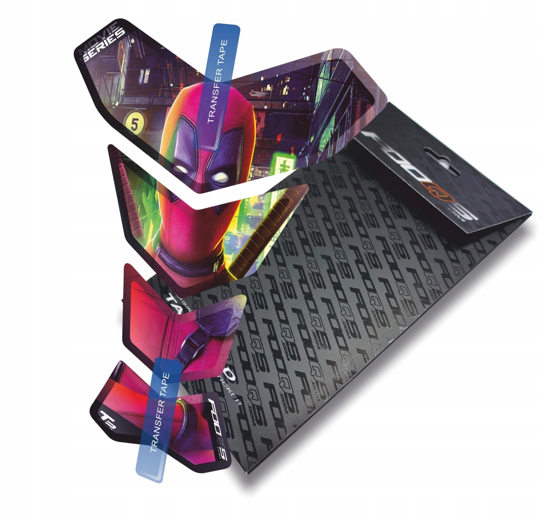 Tankpad od firmy Fooqs, univerzální nálepka na nádrž, film 002