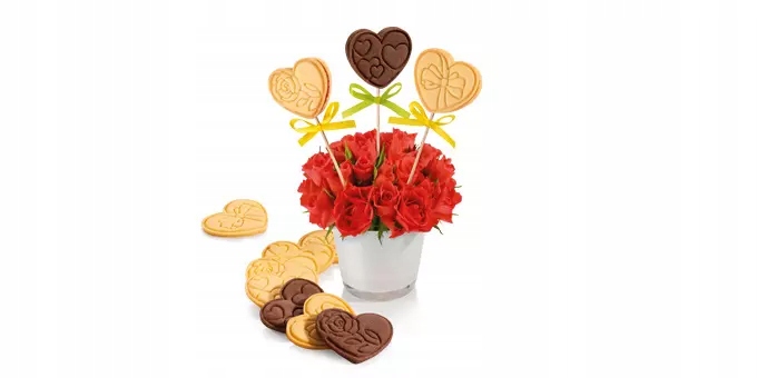 Wykrawacze FOREMKI do ciastek SERCA pieczątki 3szt Marka Tescoma