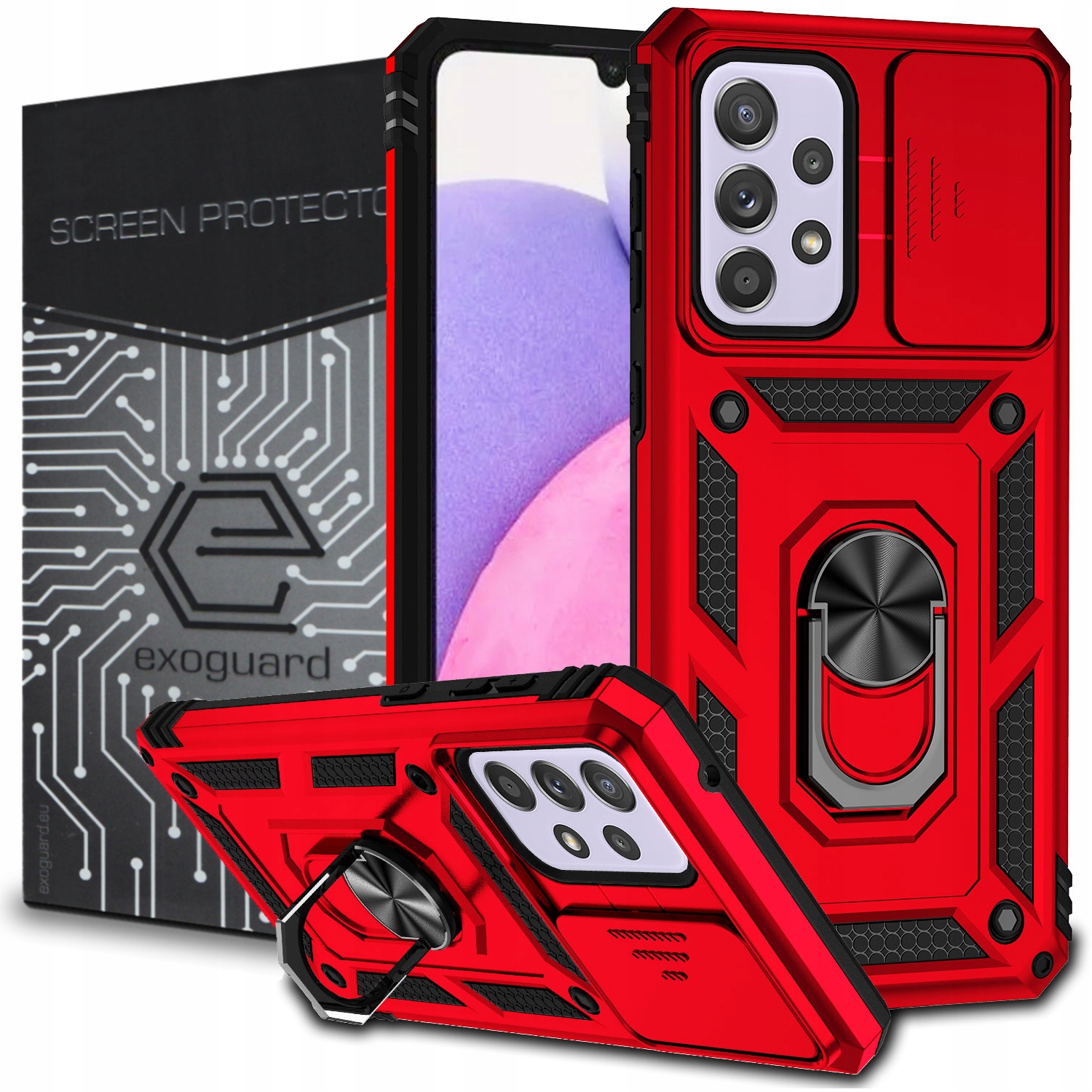 

Case Etui Pancerne+szkło do Samsung Galaxy A33 5G
