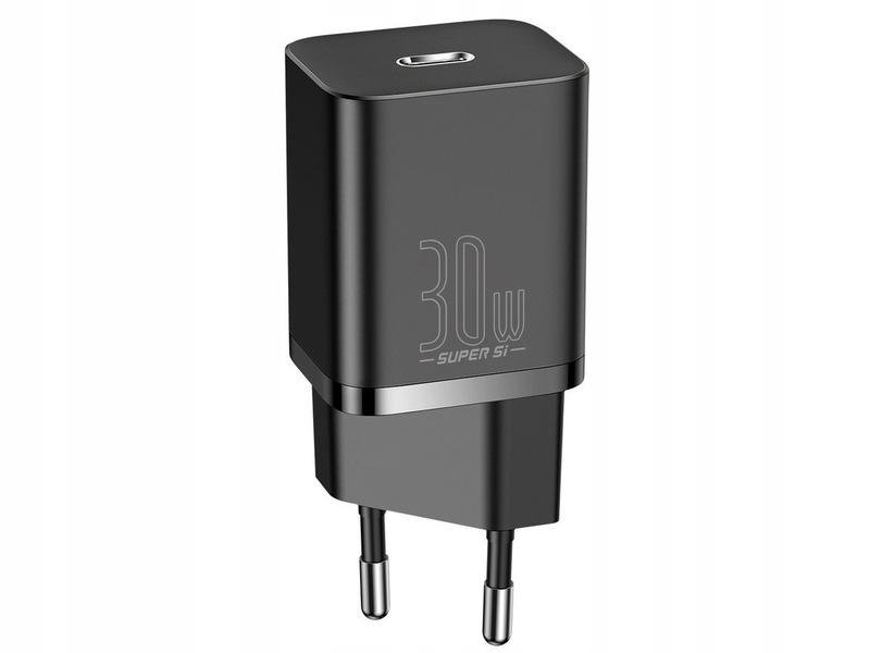 

Czarna Ładowarka sieciowa Baseus CCSUP-J01 30W