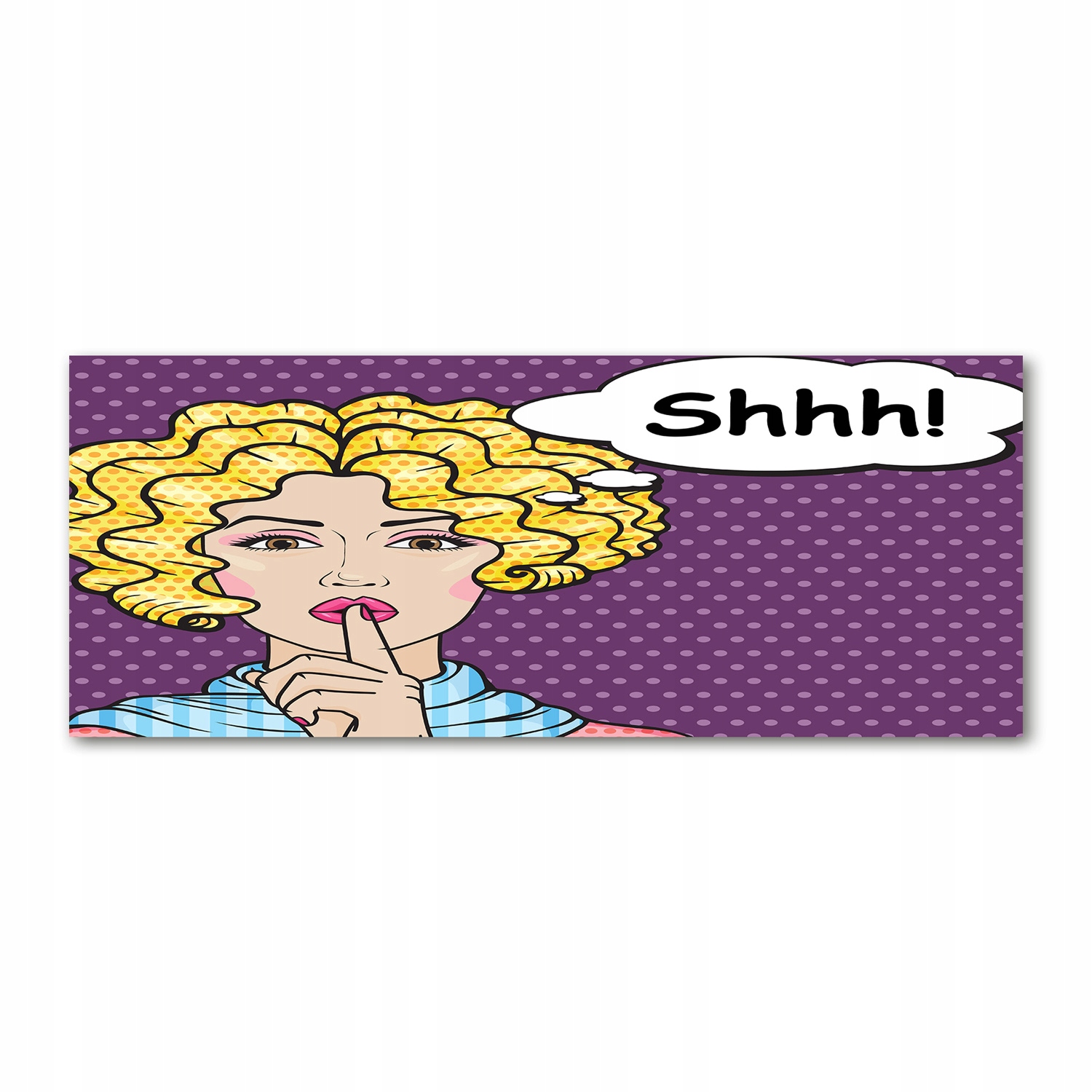 

Foto obraz akryl zdjęcie Komiks kobieta 125x50 cm