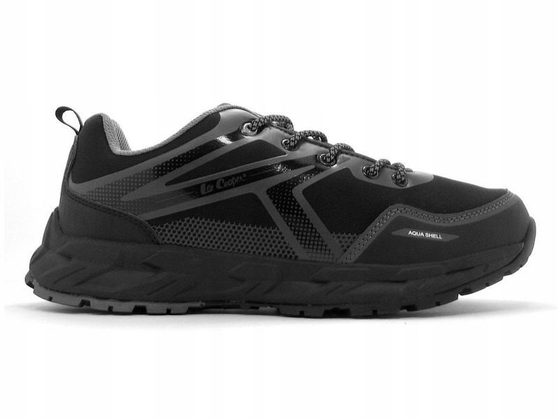 Pánské boty Lee Cooper LCJ-22-01-1372M trekking Aqua Shell černé 44 nízké