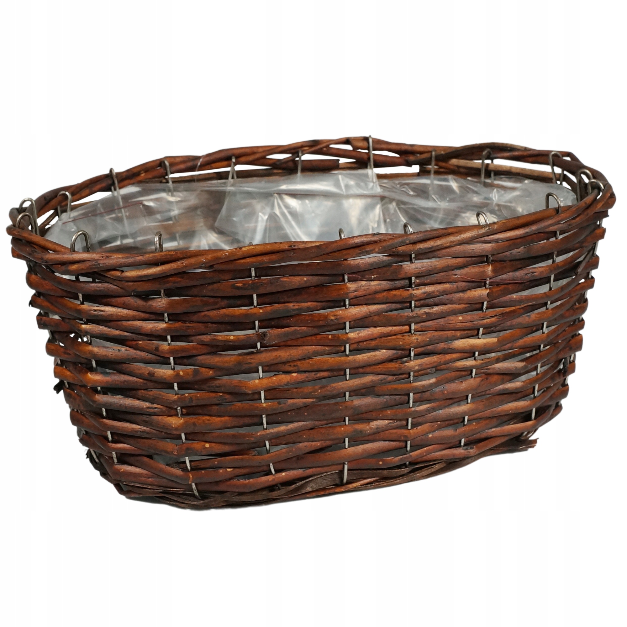 

Wiklinowa skrzynka balkonowa na parapet 33 cm owal