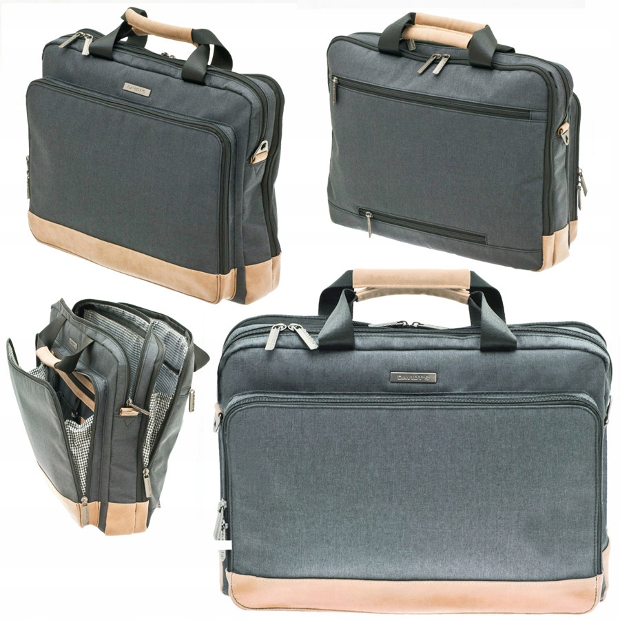 Elegantní Taška Na Notebook Unisex Šedá Davidt's