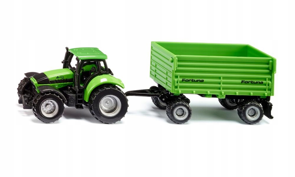 

Siku 1606 Deutz Agrotron z przyczepą Fortuną