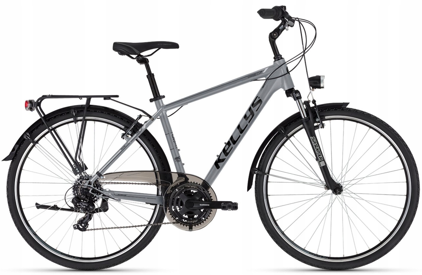 Rower trekkingowy męski Kellys Carson 10 L (21") Moonstone Grey