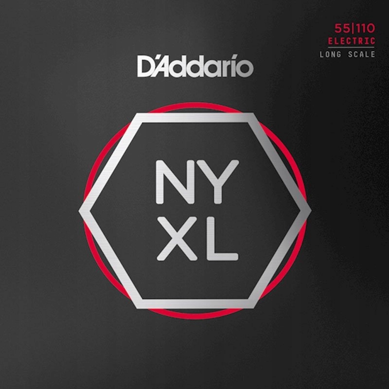 Struny D'addario Nickel Wound Nyxl (55-110)