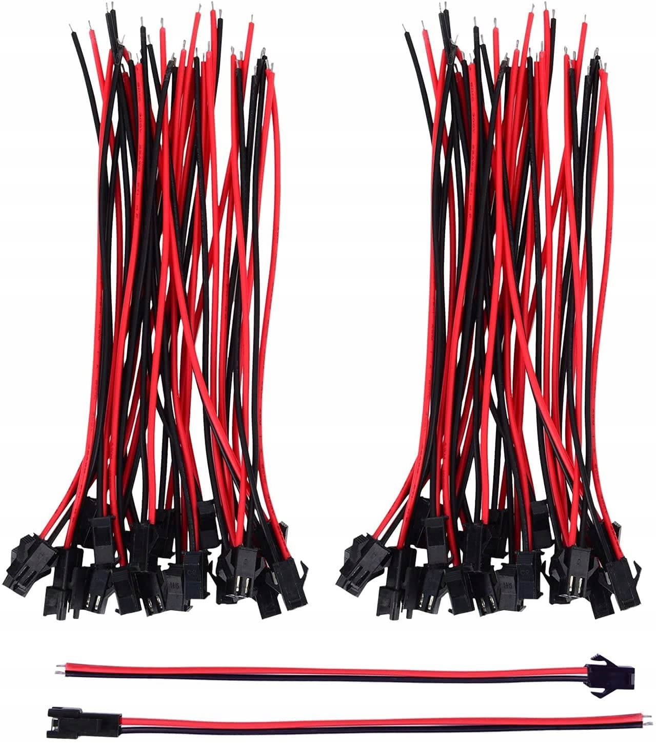 Sada kabelů Jst 2PIN 22AWG 135 mm 20 párů konektorů M/f Rc 20pinový
