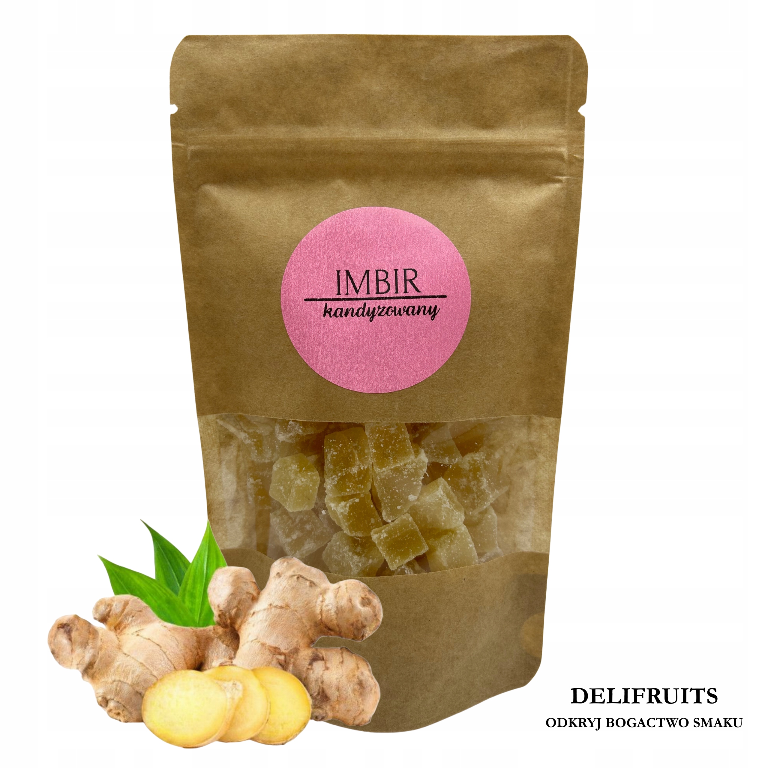 Levně Zázvor 2,5 Kg (2500 G) Kandované Ovoce Do Čaje Delifruits