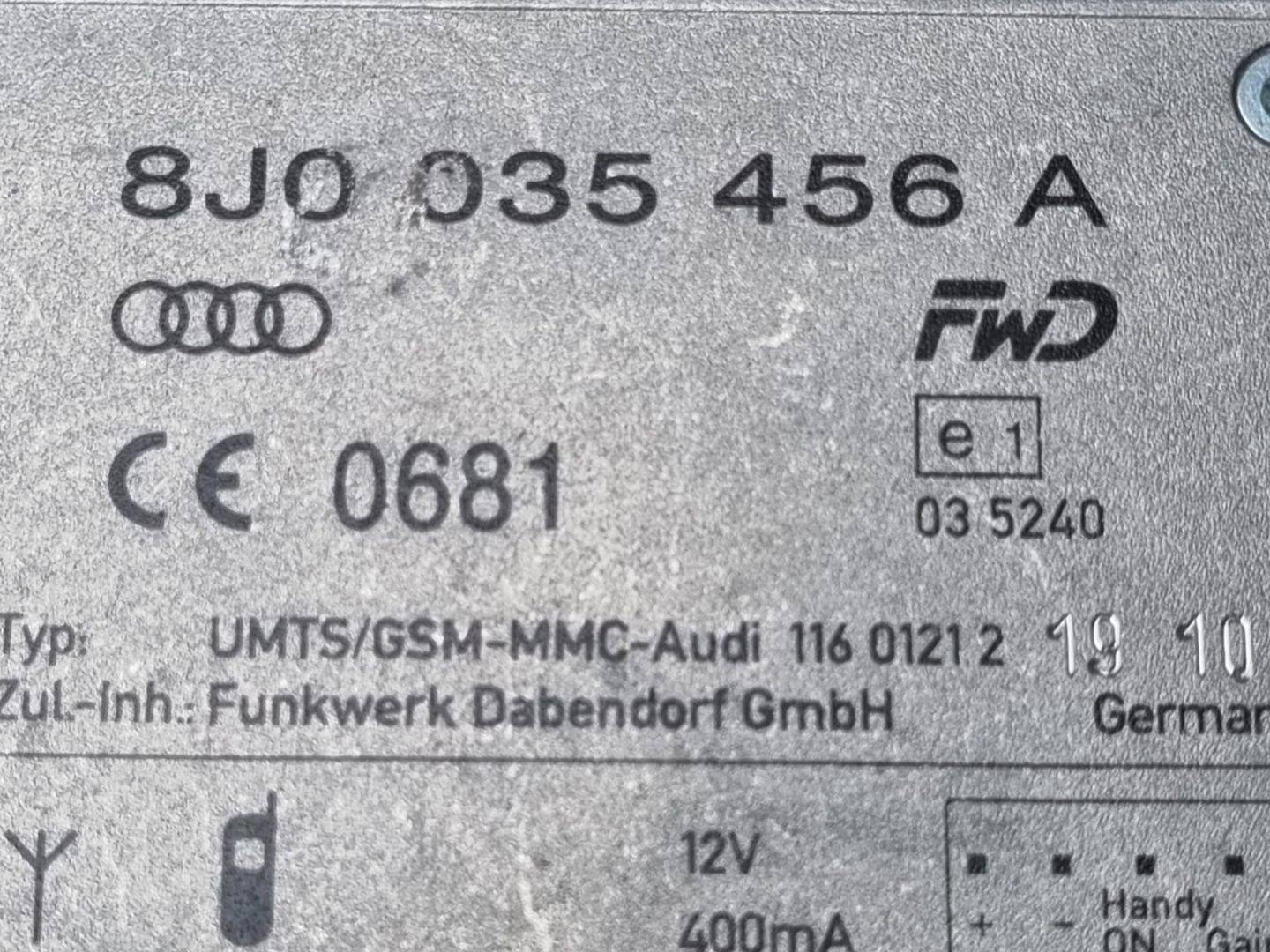 amplifier anteny Audi A6 C6 facelift 2010 8J0035456A