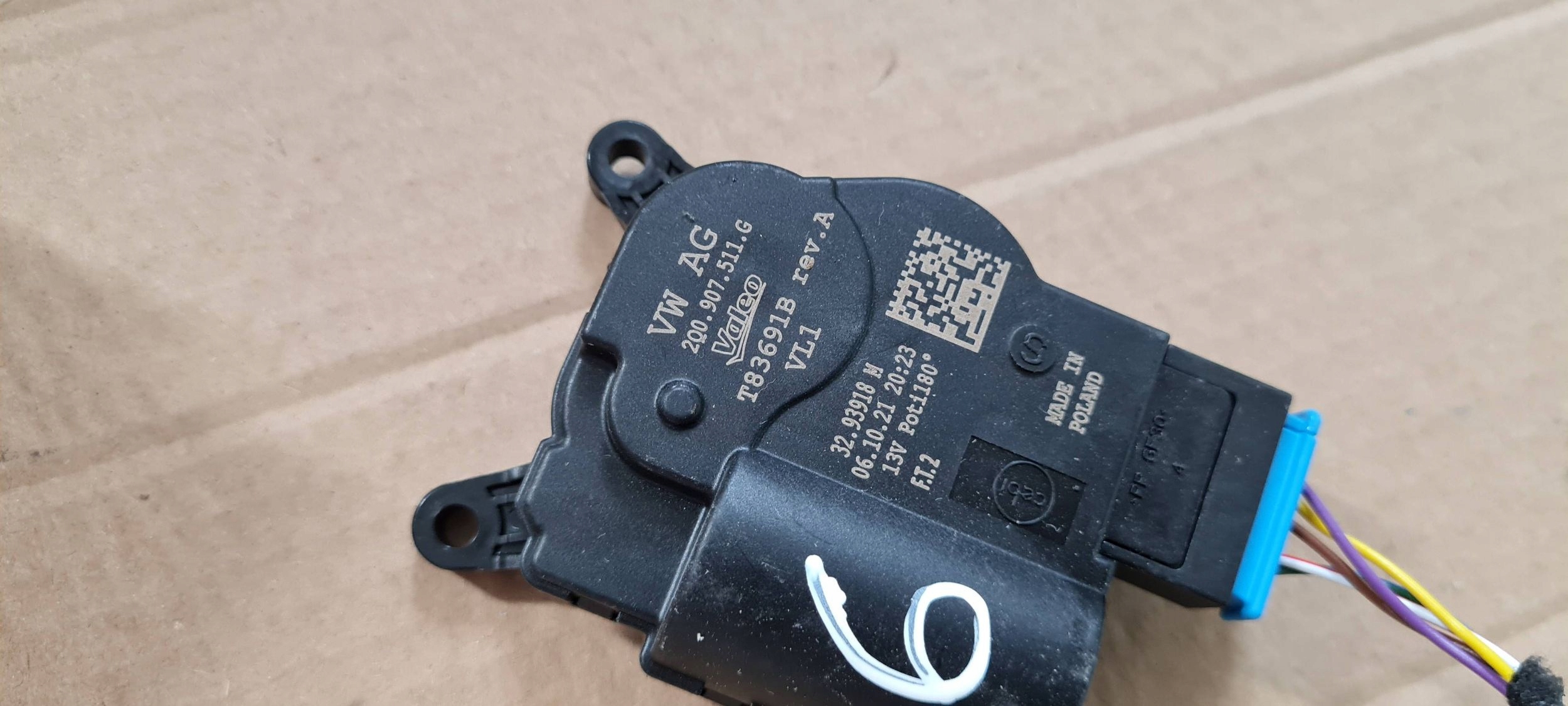 Q3 83A Micro moteur Bouches buses Bloc de chauffage complet 2Q0907511G VW AUDI