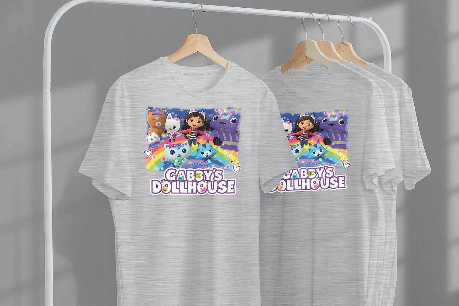 T-SHIRT KOSZULKA DLA DZIECKA KOCI DOMEK GABI 140 SUPER JAKOŚĆ Rozmiar M