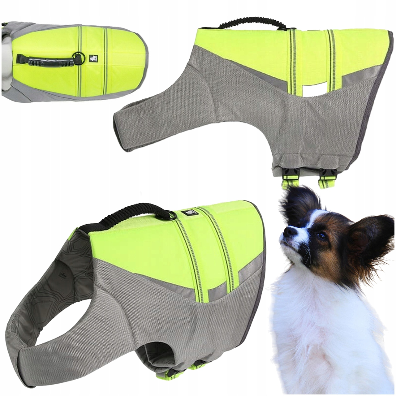 Kapoková Záchranná Vesta Pro Psa Truelove Dive Žlutá, Lehká, Malý Pes Xxs