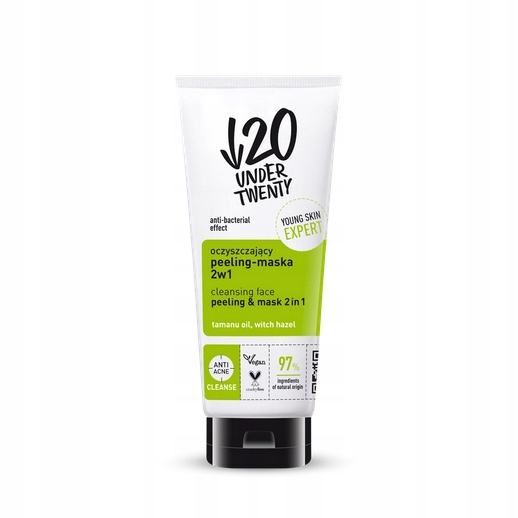 Under Twenty Čistící peelingová maska 2v1 100 ml