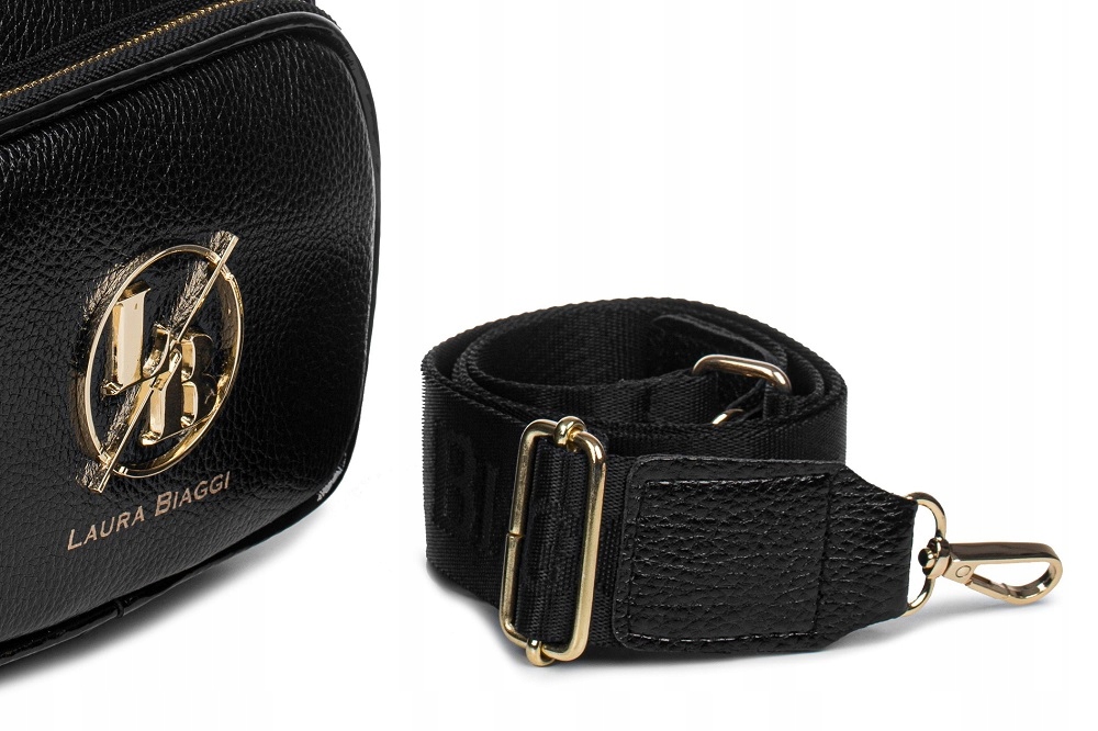 LISTONOSZKA LAURA BAGGI POLSKA TOREBKA CZARNA LOGO Płeć kobieta