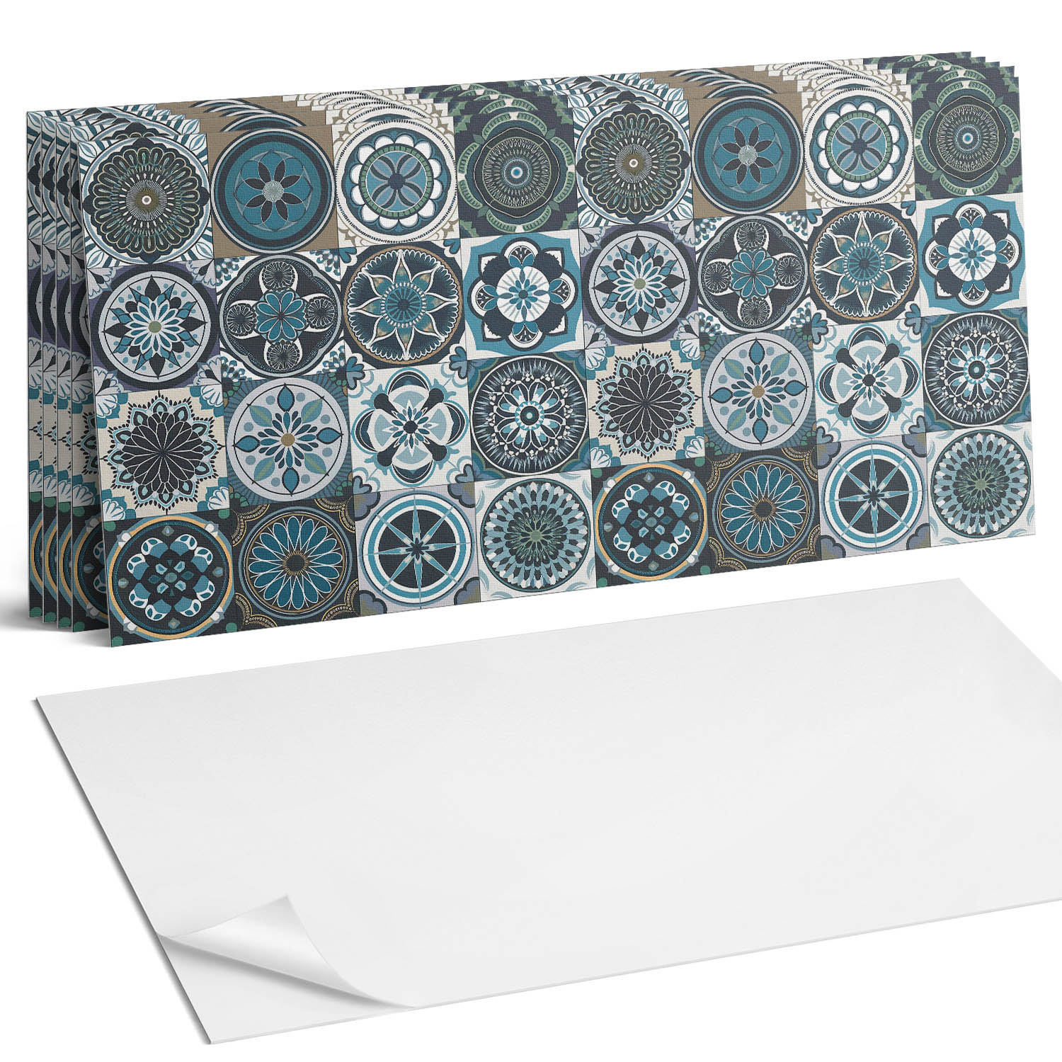 Dekoratívne vinylové dlaždice na stenu Vzory mriežky s mozaikami 6 x 60 x 30 cm