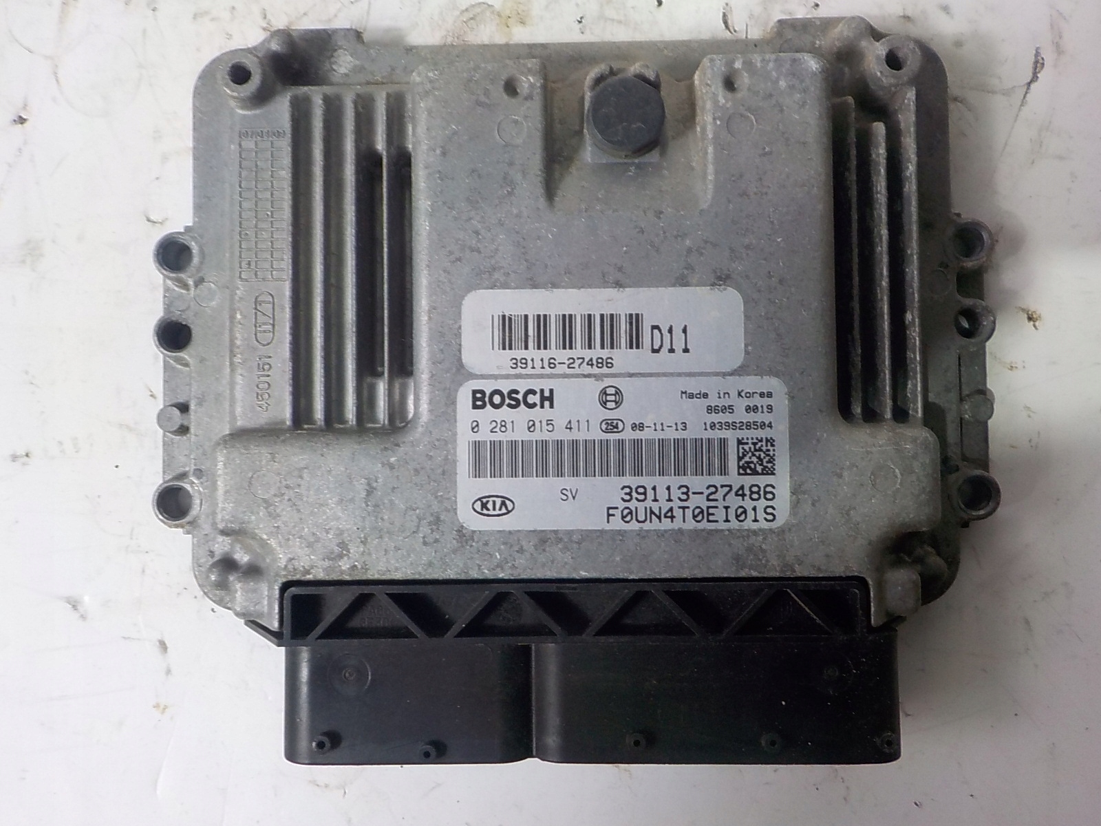 KIA CARENS III computer control unit 0281015411 39113-27486