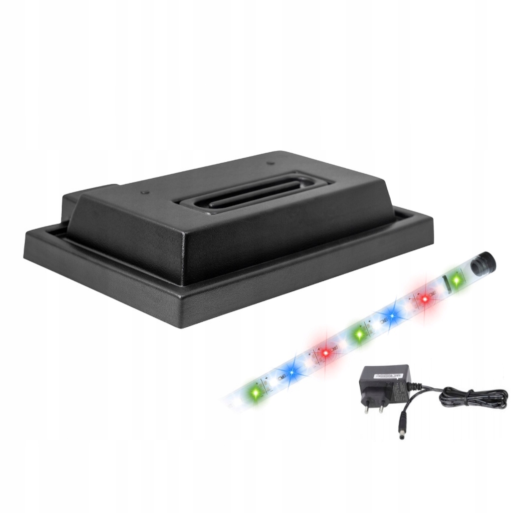 Kryt pro akvárium 40x25 černý Led osvětlení Full Spectrum 5630