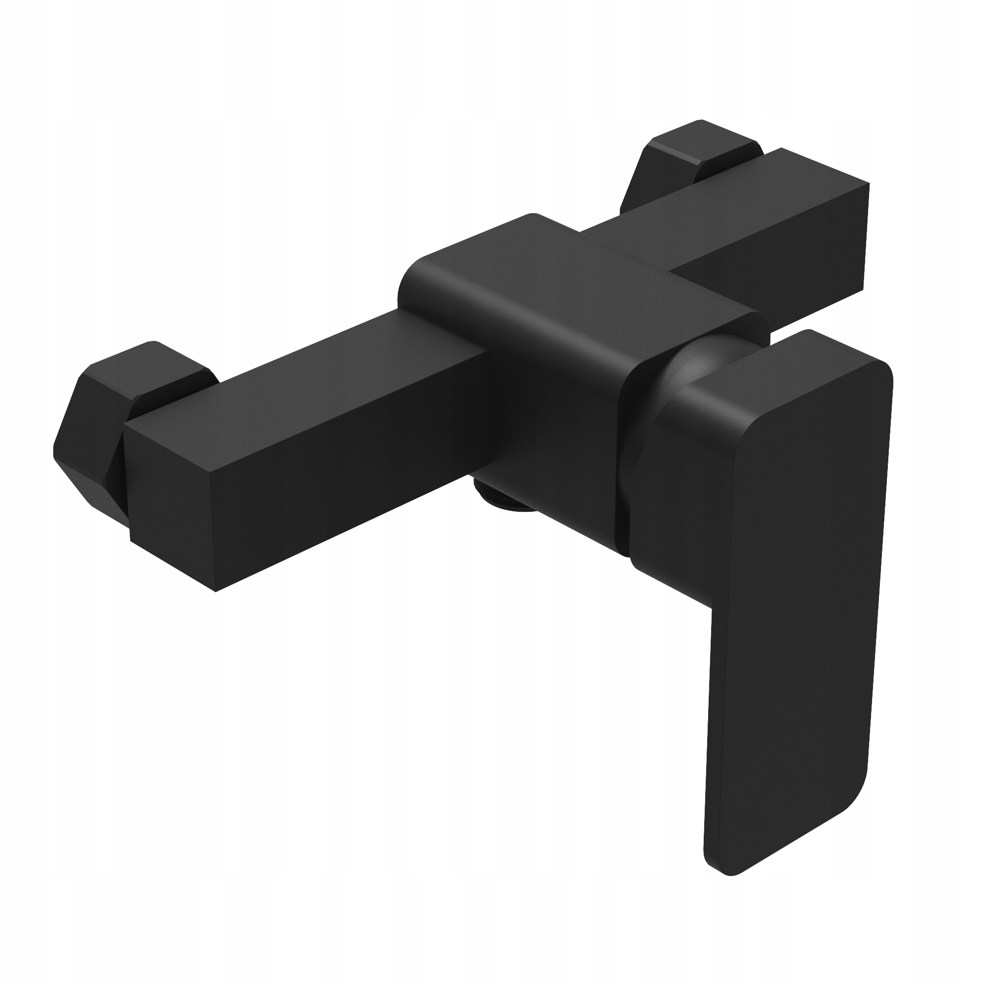 Sprchová Batéria Do Kúpeľne, Štvorcová, Veri Čierna