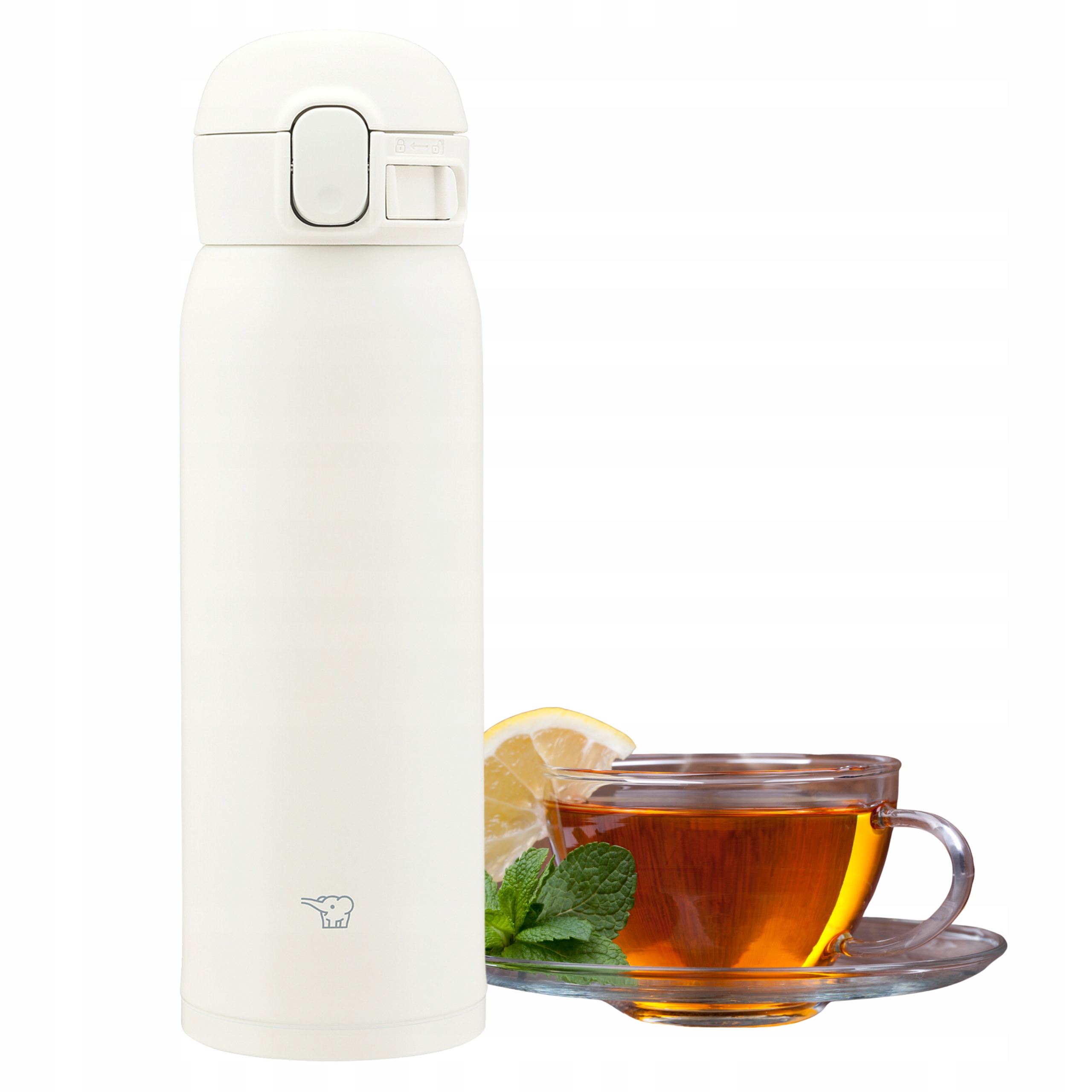 Termohrnek Zojirushi 480 ml Termoska na kávu a čaj do auta Bílá