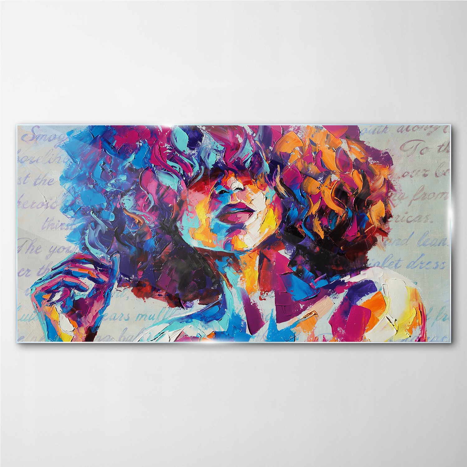 

Szklany obraz na ścianę Portret kobiety 140x70 cm