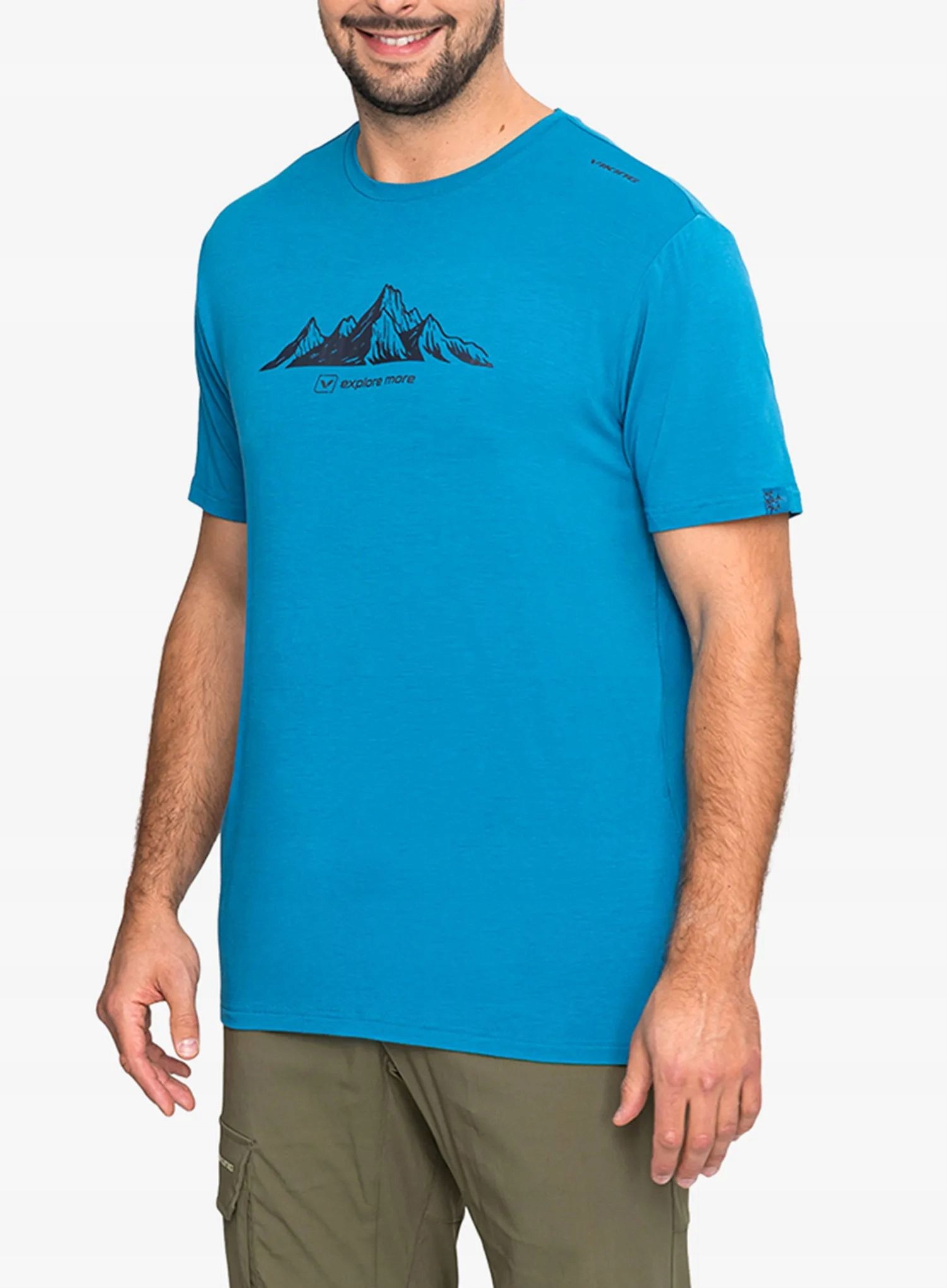 Koszulka Viking Lenta Bamboo Light blue/blue S