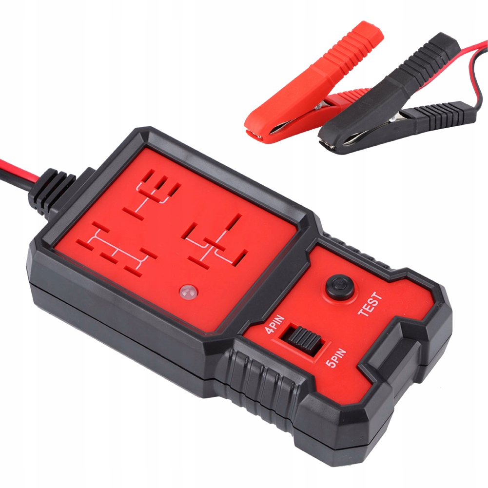 PRZENOŚNY TESTER PRZEKAŹNIKÓW 4 PIN 5 PIN LED12V