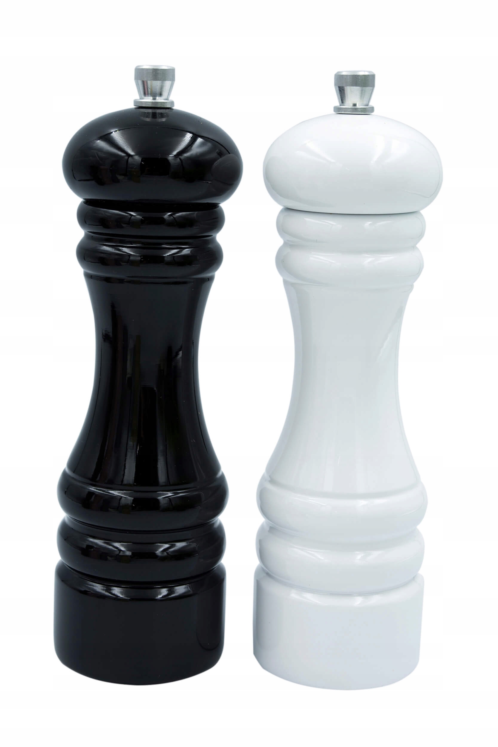 Sada 2 Ks Ruční Mlýnek 18 CM Na Pepř A Sůl, Solnička A Pepřenka