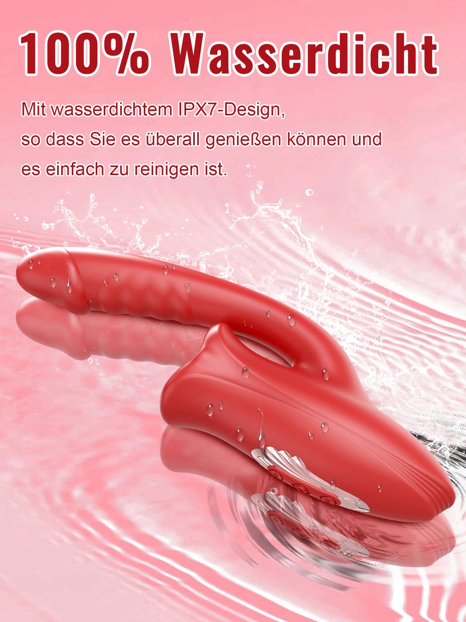 ZUNGEN Realistyczny Wibrator Dildo G Punkt Klitoris 10 Trybów Dla Kobiet — miniatura 6