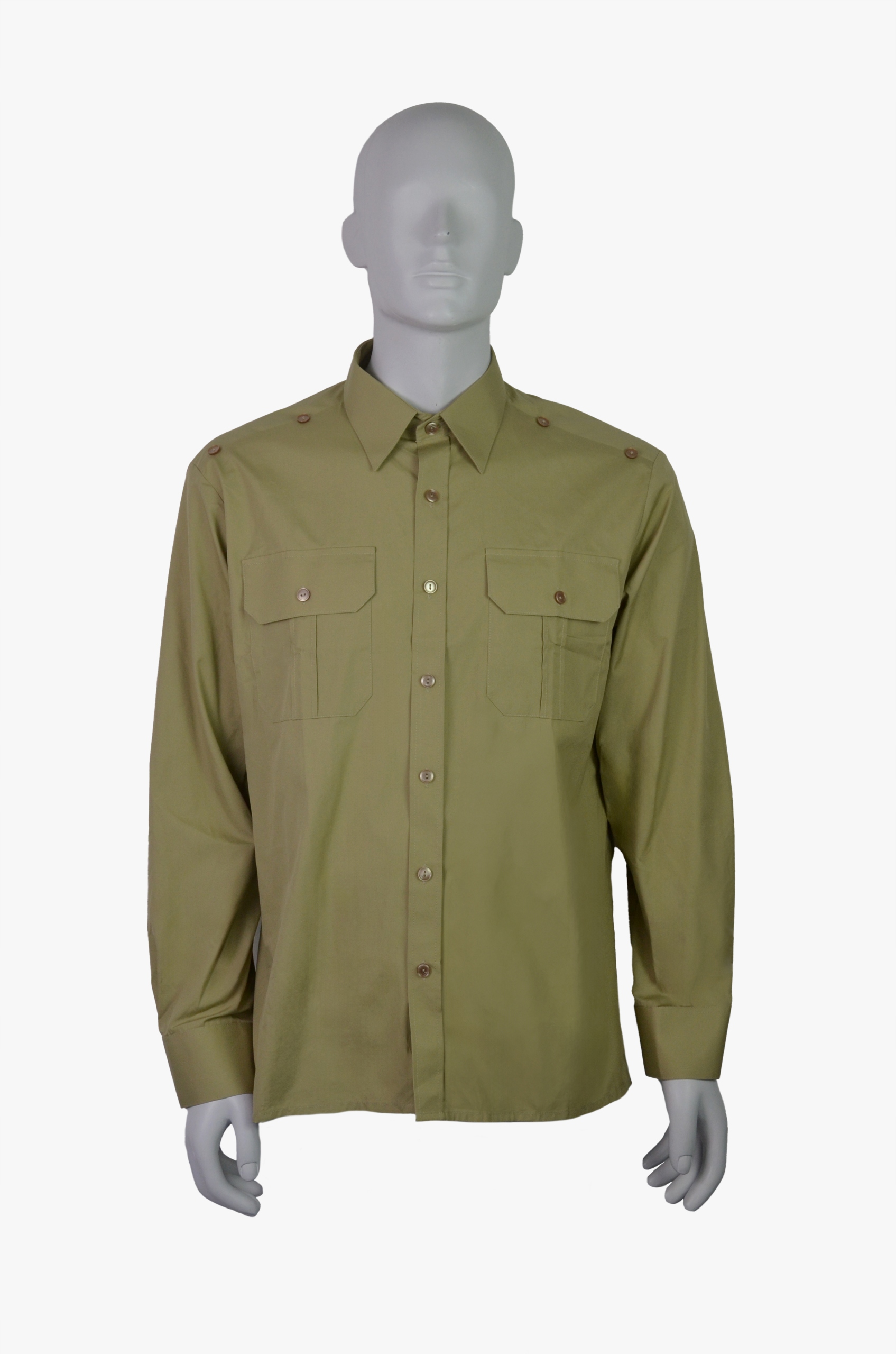 Koszula oficerska z długim rękawem khaki 310/MON rozmiar 43/182