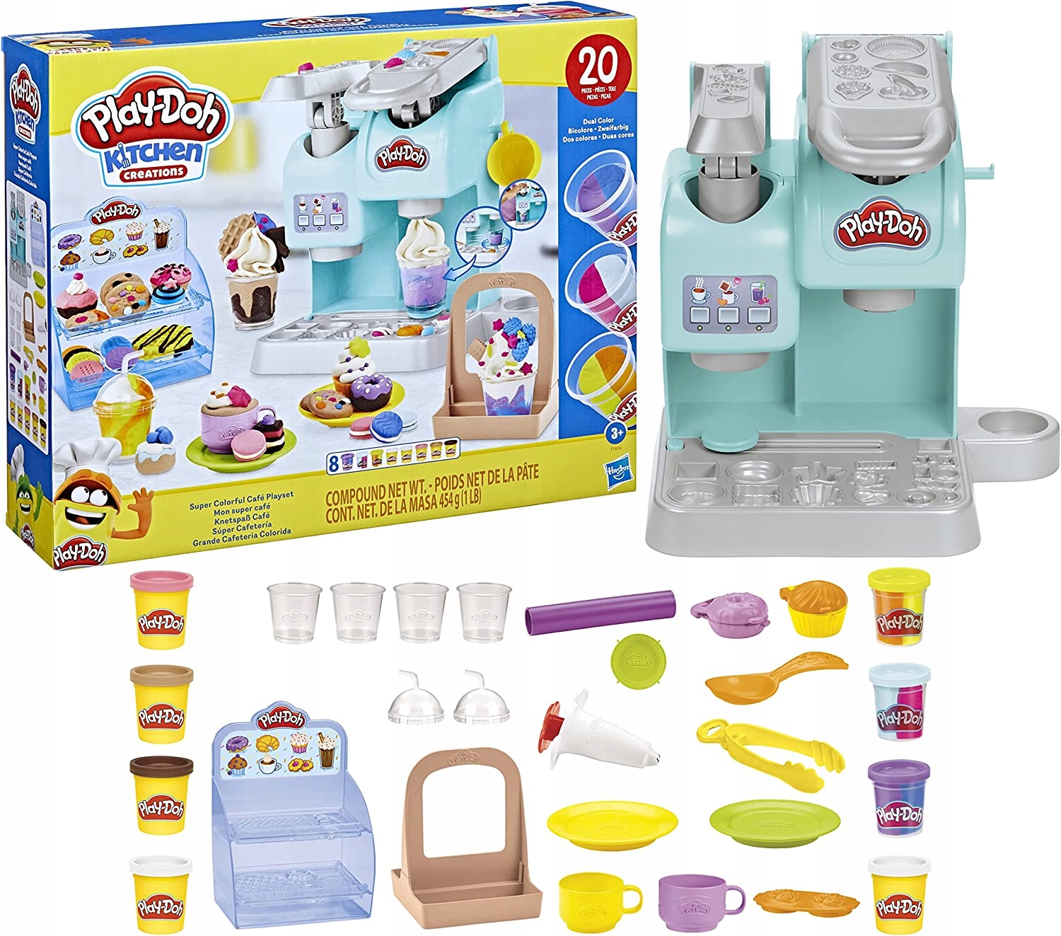 

Play-Doh Ciastolina Superkolorowa kawiarnia F5836