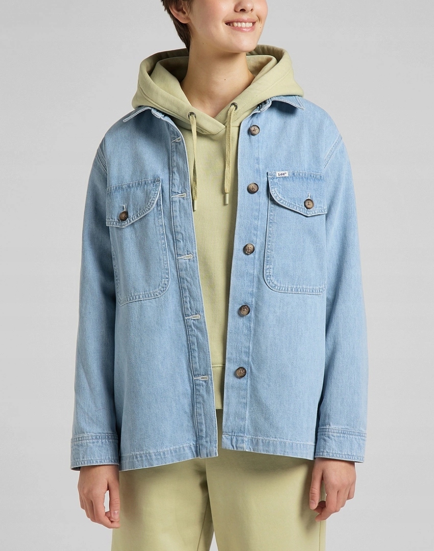 Dámská bunda Lee Service Overshirt Light Robin L54UOJSP 4XL