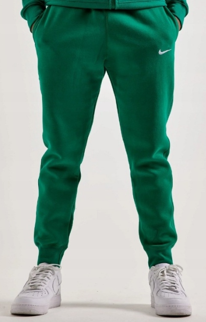 Pánské teplákové kalhoty Nike Zelené Club Fleece 716830-365 vel. XL