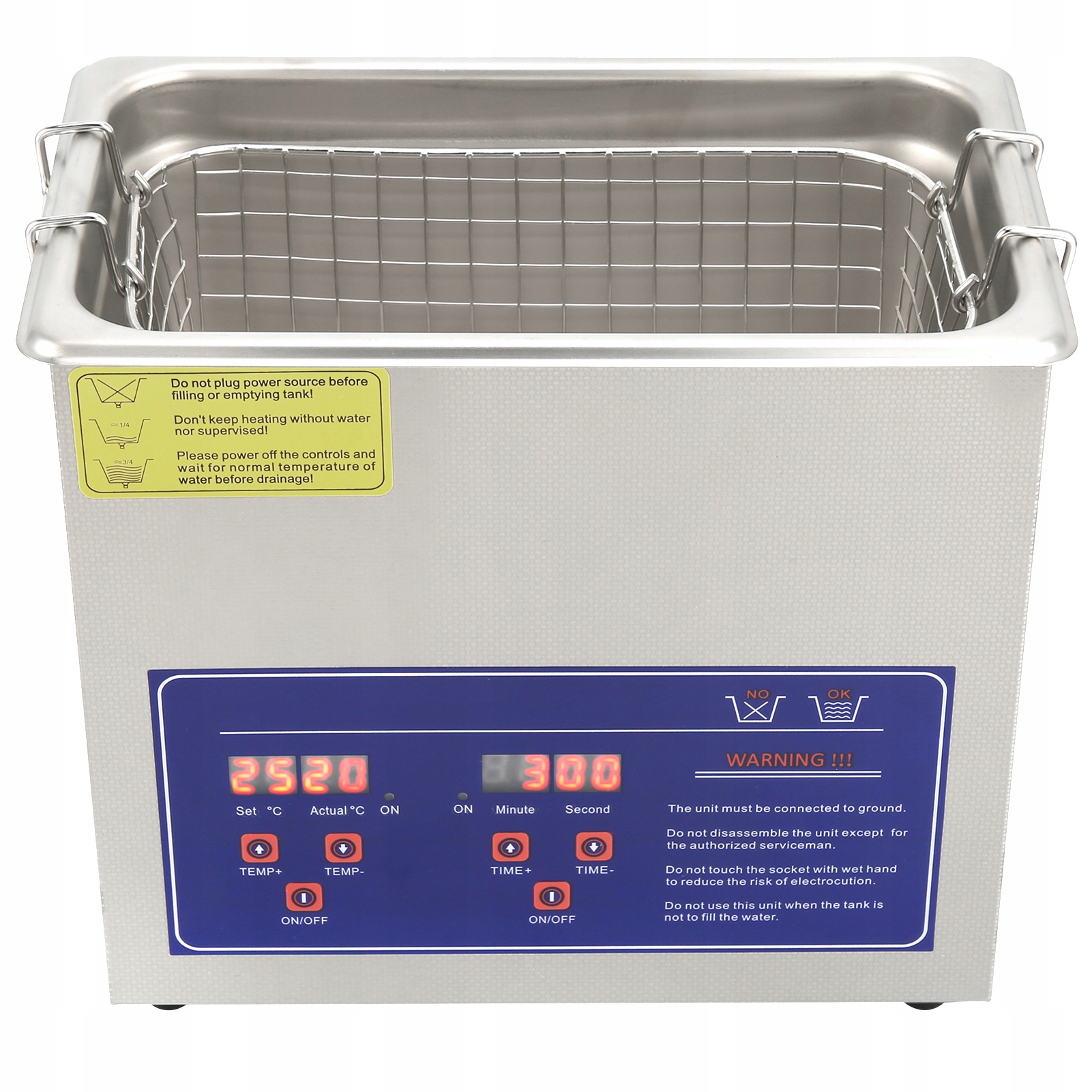 Ультразвуковой уборщик с таймером подогревателя с