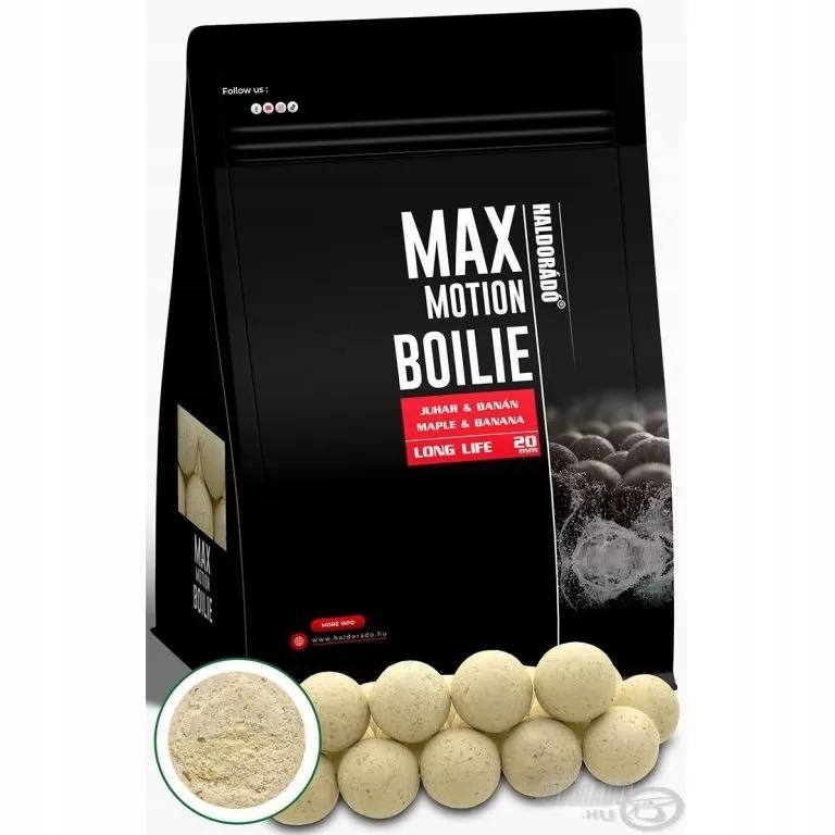 Kulki Proteinowe Haldorado Max Motion Boilie Long Life 20mm Klon Banan Karp