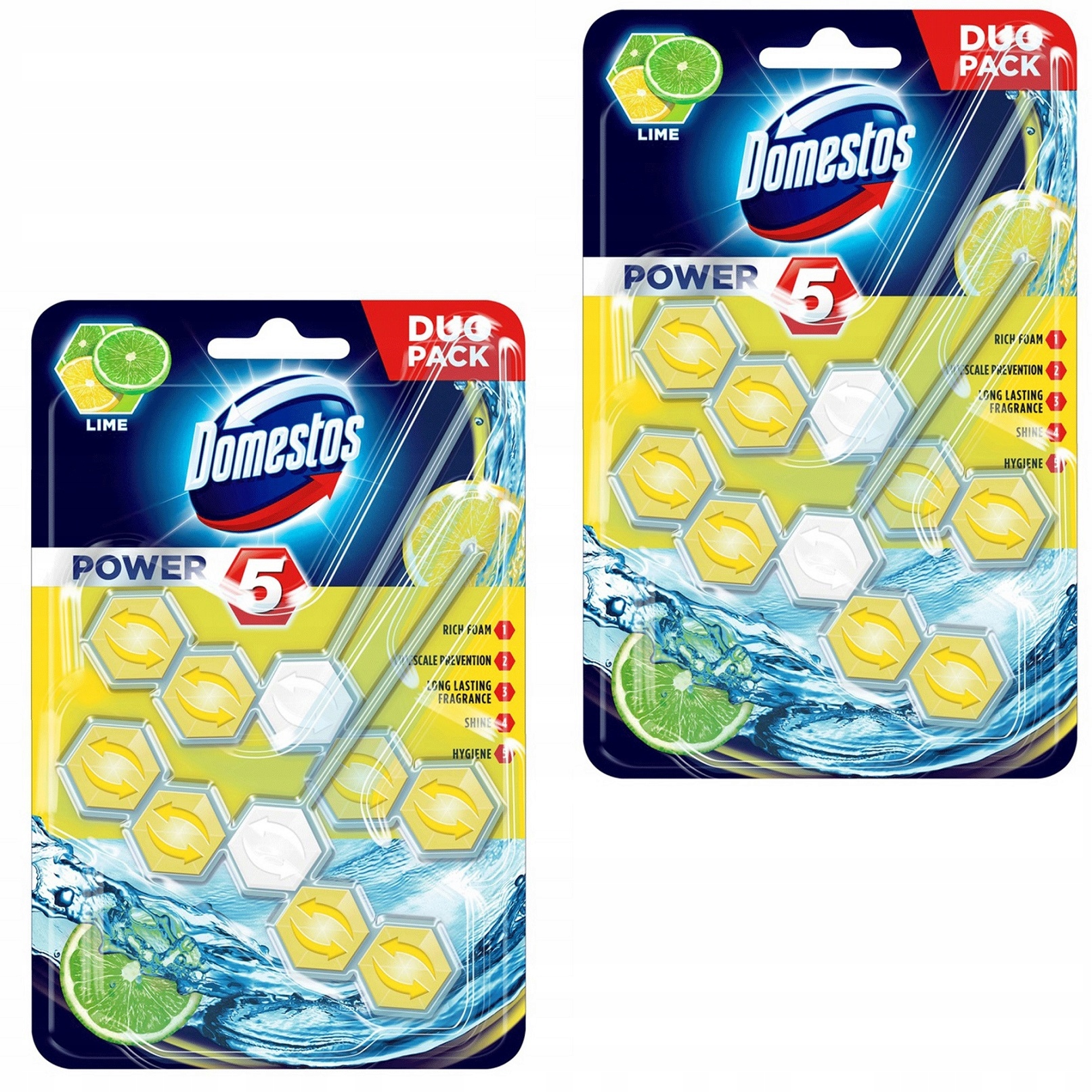 

Domestos Power 5 Kostka zapachowa do Wc Lime 4x55g