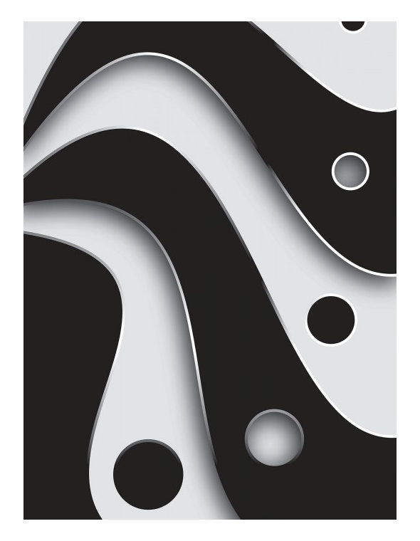 Fototapeta Yin Yang Harmonie bílé a černé barvy minimalismus vinyl 184x254 lepidlo