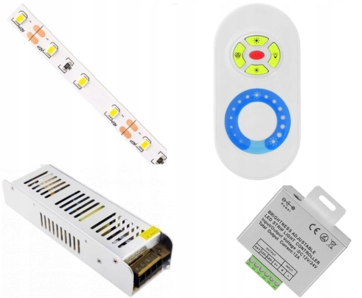

Zestaw 30m Tasma 1800 Led Bialy Cieply 2835 Pilot