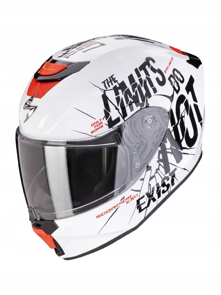 Detská integrálna prilba Scorpion Exo-jnr Air Boum White-Black S