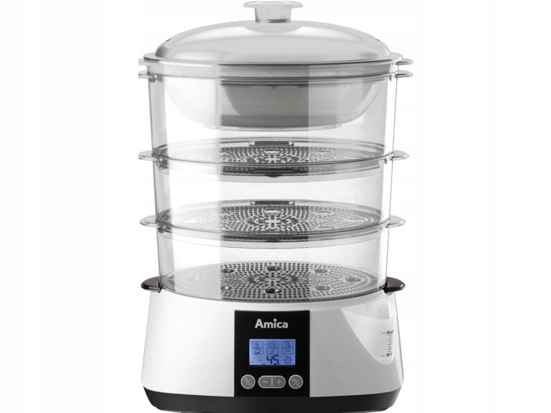Пароварка Amica PT 3012 10,8 л белый 900 Вт