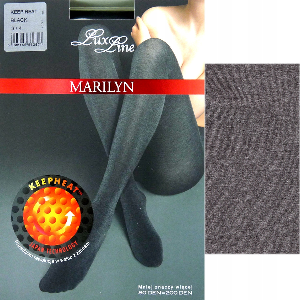 

Marilyn Keep Heat R1/2 rajstopy melange Lux Line