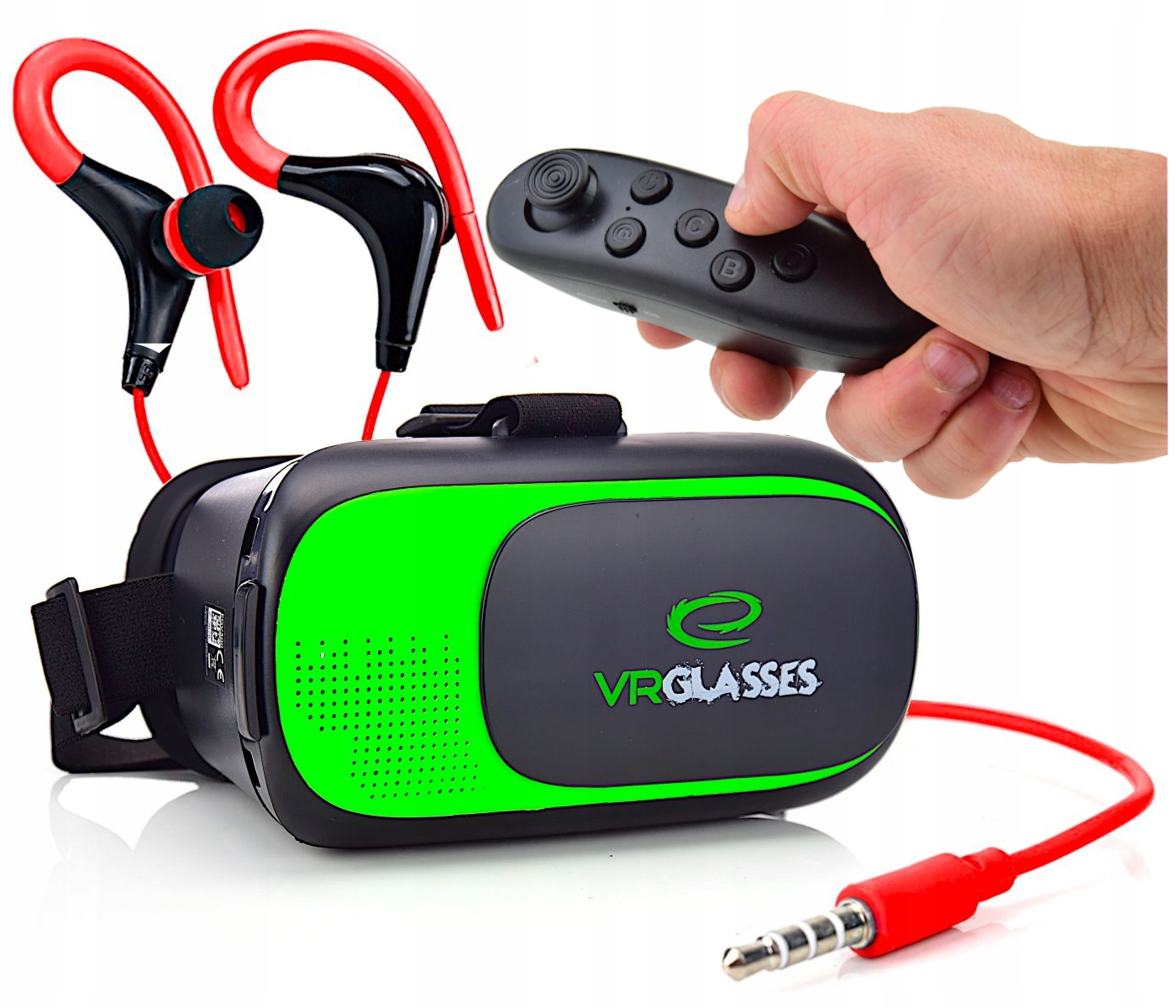 

Okulary gogle 3D Vr +gamepad Wielkanocny