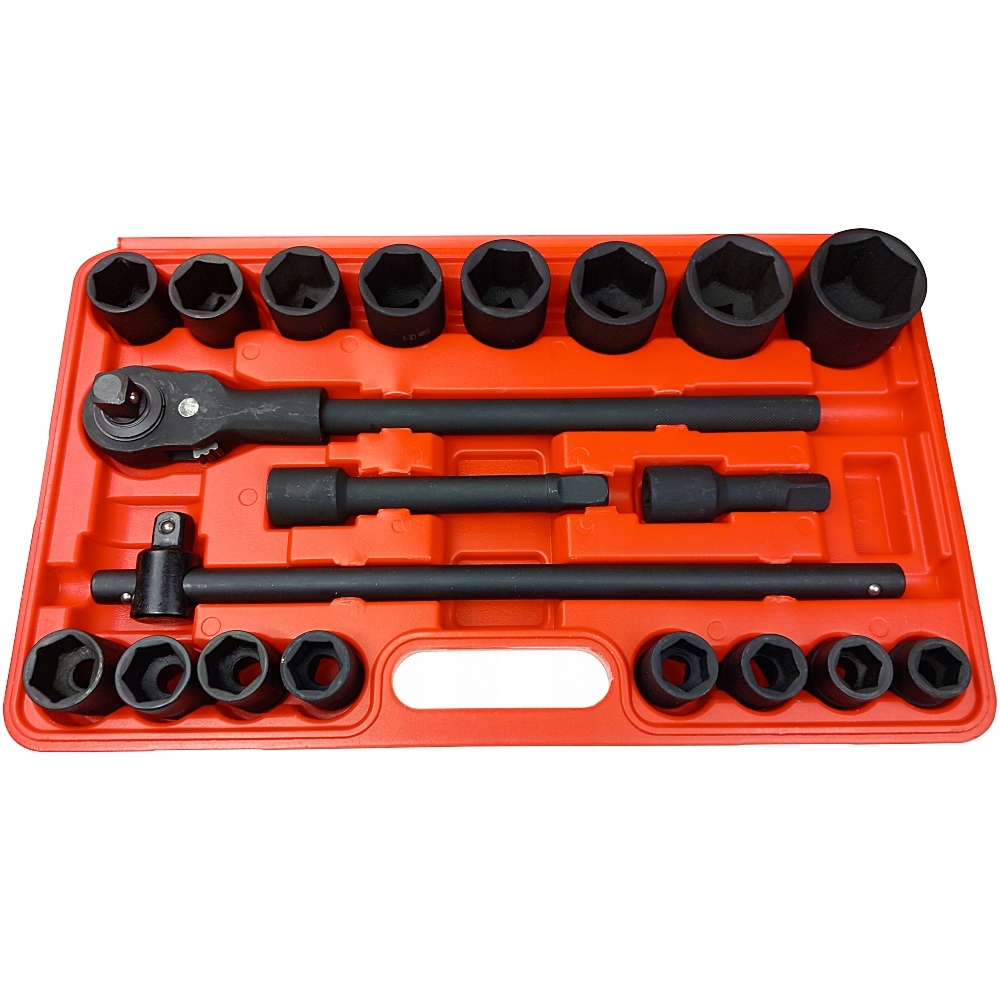 Zestaw kluczy nasadowych 21 el. 3/4 19-50 mm Nasadki Walizka Grzechotka Marka inna