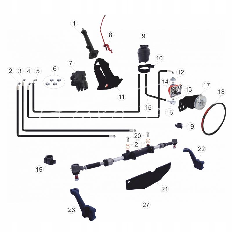 KAT00200 - ПОДДЕРЖКА URSUS C-330 ПЛОСКИЙ ОСЕВОЙ КОМПРЕССОР ORBITR