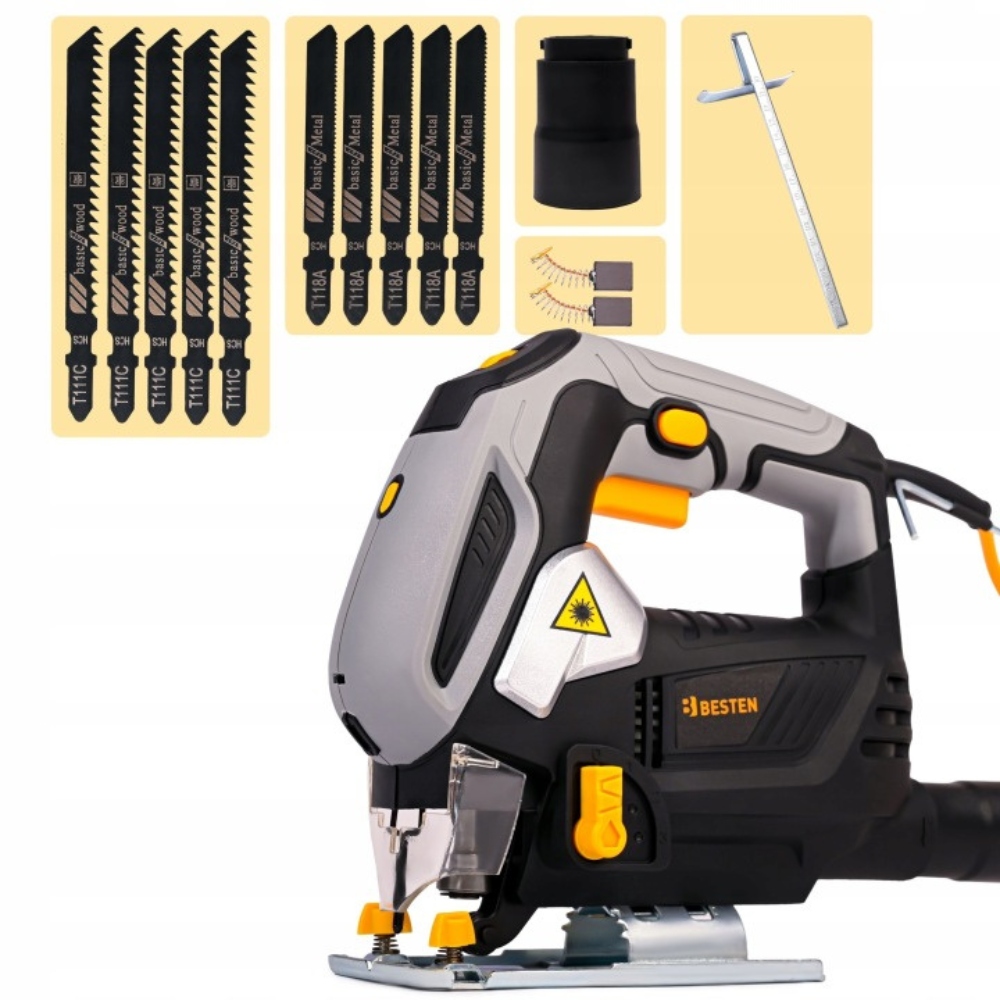 Pila na dřevo, kovová řezačka Laser 10 pilových listů